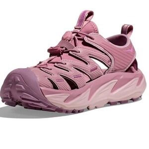 Hoka One Hopara 2 Foxglove Pale Pink Mauve Hiking Mountain Sandals Womens 9 EUC